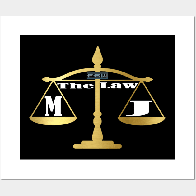 The Law MJ Design Wall Art by FBW Wrestling 